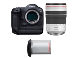 Eos R3 + Rf 70 200mm F/4 L Is Usm + 1 Canon Lp e19 + Ebook “20 Dicas para Fotos Que Impressionam” CANON