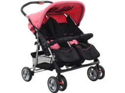 Pushchair, Pushchairs Vidaxl Cor-de-rosa Aço