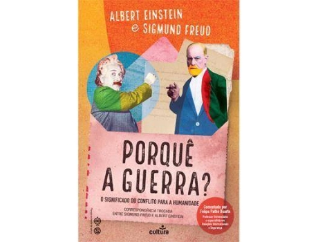Livro Porquê a Guerra? de Sigmund Freud e Albert Einstein (Português)