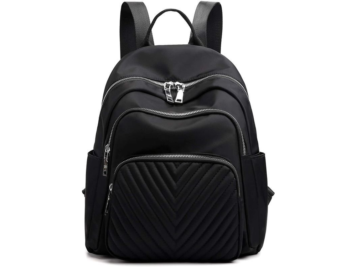 Mochila Pequena Impermeável Oxford para Mulher e Menina com Borla Circular e Fecho Cremalheira | S/MARCA