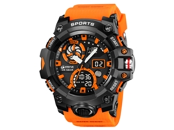 Relógio Esportivo Masculino MDUG com cronógrafo, despertador luminoso, pulseira para estudantes (LxAxP cm)