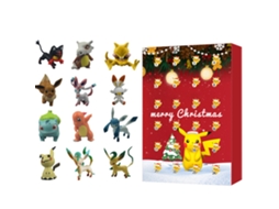 Calendário do Advento de Natal com 24 Mini Bonecos de Anime Brinquedos Presentes | S/MARCA