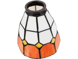 Luminária Decorativa de Vidro Laranja, Compatível com Soquete E27, Fácil de Instalar, para Pendurar na Parede. SFUSHOS