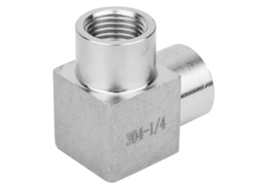 Laxiscreed Conector Cotovelo Fêmea Bspp Duplo Para Água, Ar E Óleo