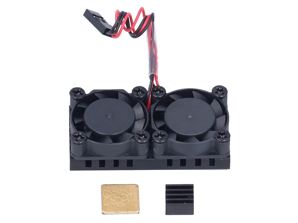 Ventiladores de Resfriamento para Raspberry Pi 3b 3b 4 4b Radiador Cooler Heatsink de Baixo Ruído Abs