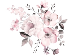 Adesivos Fleurs Autocollants Muraux Aquarelle Rose, Combinação De Flores E Folhas, Decoração Fond Maison, Peinture Murale Autoadesivo Móvel (30x90cm)