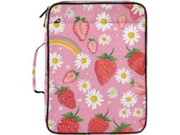 Pasta Organizadora Expansível Rosa Morango Fofa Com 7 Camadas, À Prova D Água, Ideal Documentos Escolares, Uso No