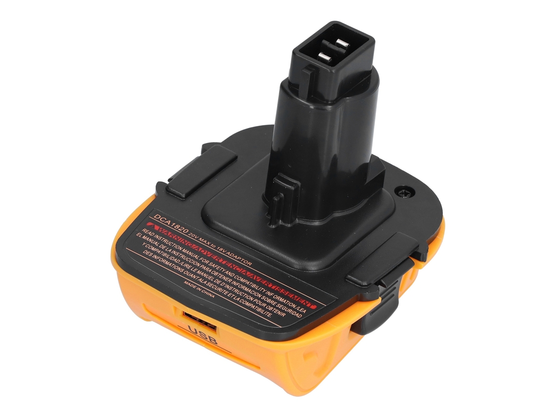 Kit Adaptador Conversor de Bateria 18V com Conector de Alimentação Base DCA1820 Acessórios