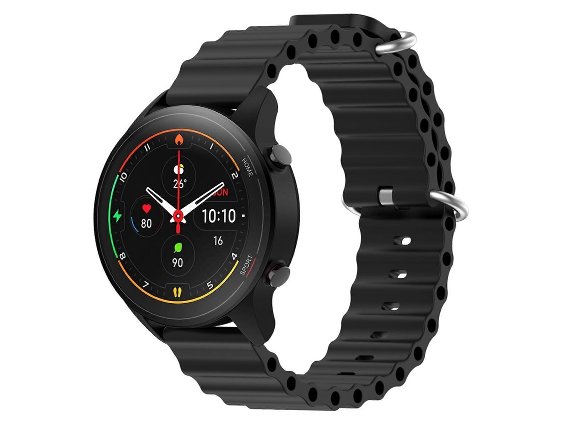 Pulseira De Silicone De Cor Sólida Estilo Oceano Para Xiaomi Mi Watch S1 Pro 22mm