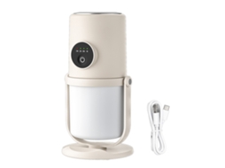 Humidificador USB de mesa recarregável 300ml modos de névoa silencioso bege para quarto escritório S/MARCA