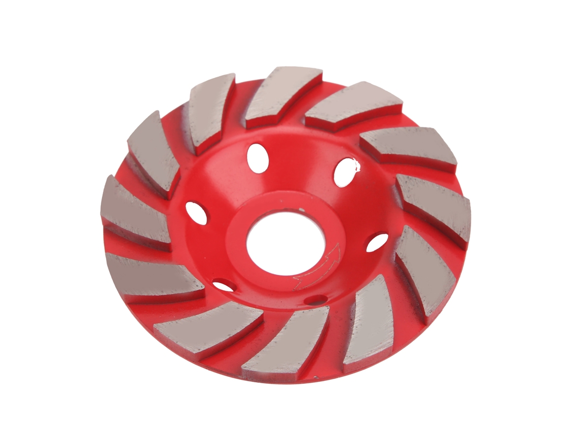 Disco de desbaste diamantado 100x20mm para concreto e pedra, segmentos diamantados, roda de desbaste