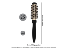 Pente Redondo Profissional de Cerâmica Resistente a Altas Temperaturas MDUG (25 Mm)