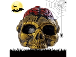 Apito De Caveira | Caveira De Halloween Com Um Design Assustador De Cérebro, Perfeito Para Pegadin Gokoco