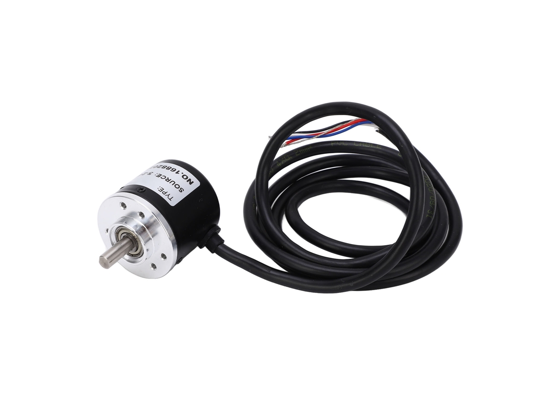 Motor De Caixa De Engrenagens Com Codificador Rotativo Fotoelétrico Incremental, Eixo De Saída Tipo D 6mm, 5‑24v Haj360p/r