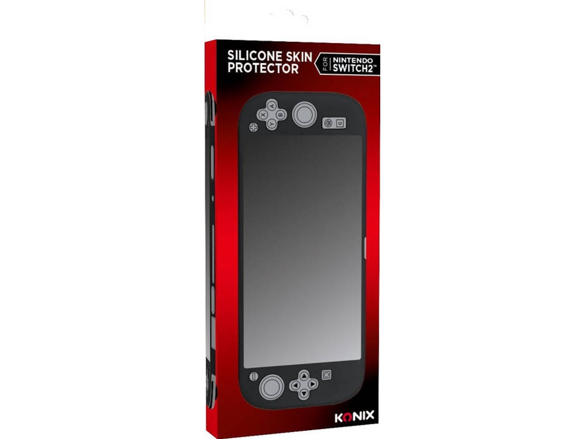 Capa de Proteção KONIX Nintendo Switch 2 (Silicone - Preto)