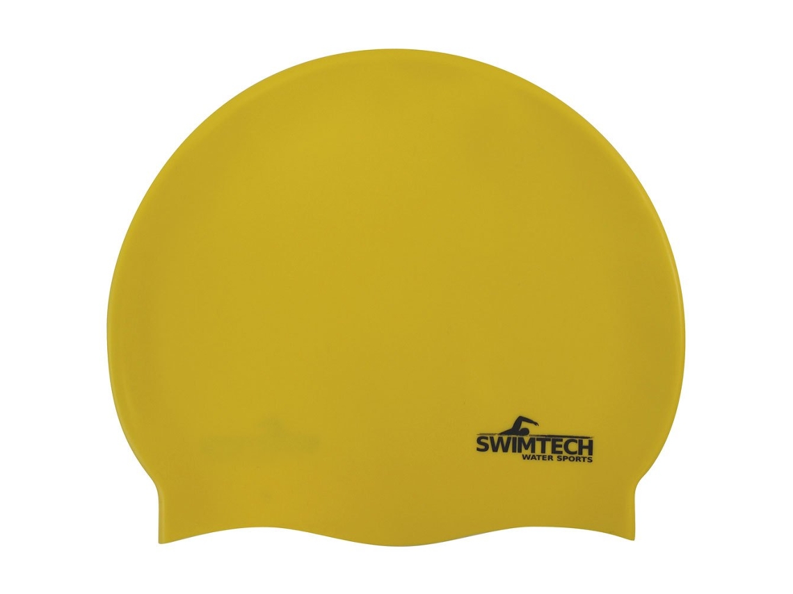 Touca de Natação de Silicone Amareloswimtech