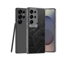 Capa De Celular Clássica À Prova De Choque Em Couro Com Cera De Óleo, Caneta Não Incluída