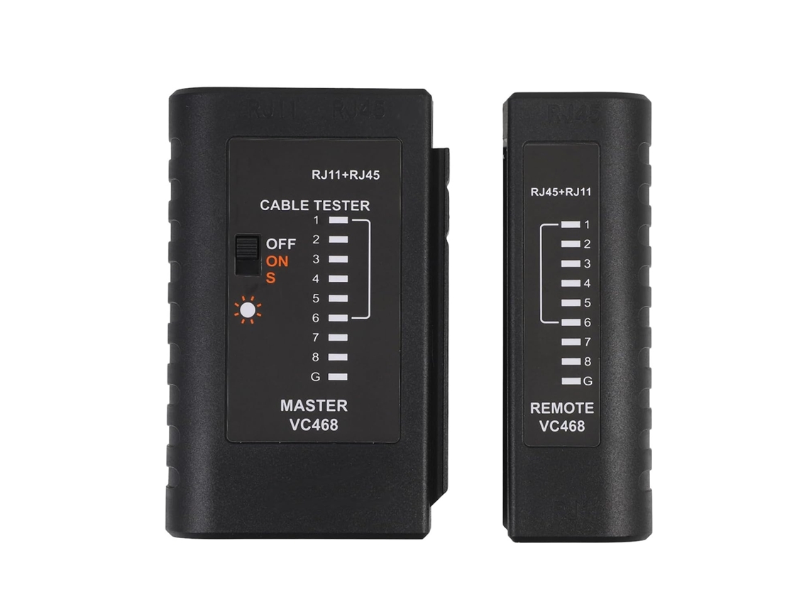 Testador De Cabo Ethernet Rj45 Nir, Teste De Continuidade E Mapeamento