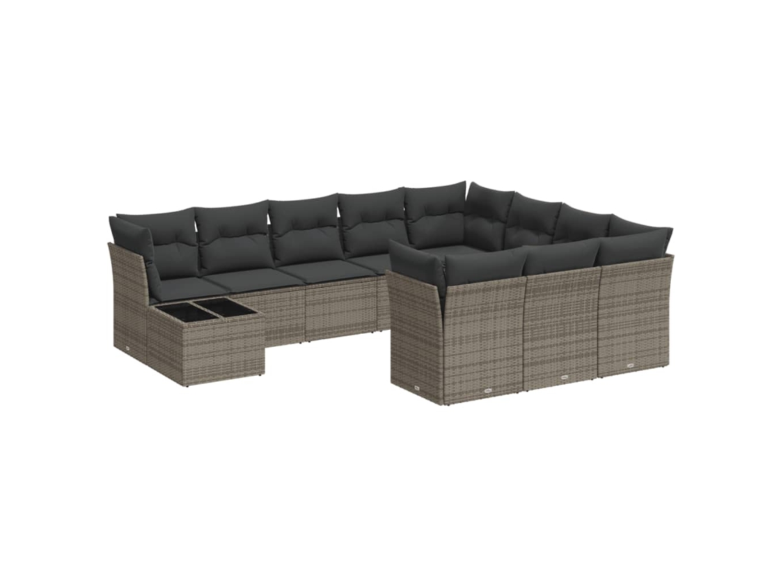 Garden Sofa Set, Garden Sofa Sets Vidaxl Cinzeto Rattan / Vime (n/a)