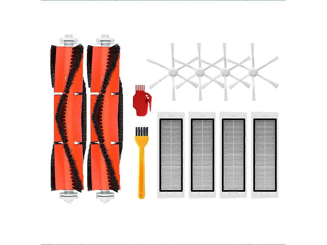 Para Aspirador De Pó Robô Mi Mop 2 Stytj03zhm Filtro H Acessórios Para Aspirador De Pó Robô Escova Lateral Principal Peças De Reposição Brilvibera