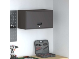 Vidaxl Armário De Parede Para Garage Preto 60 X 33 X 35 Cm