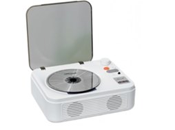 Leitor De Cd Portátil Pusokei, Entrada E Saída Bluetooth, Leitor De Cd Mesa Retrô Recarregável Com Portas Usb E Aux
