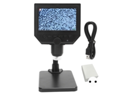 Microscópio digital de 4.3 polegadas com tela IPS 600x alta definição inspeção reparo câmera plug UE 100-240V S/MARCA
