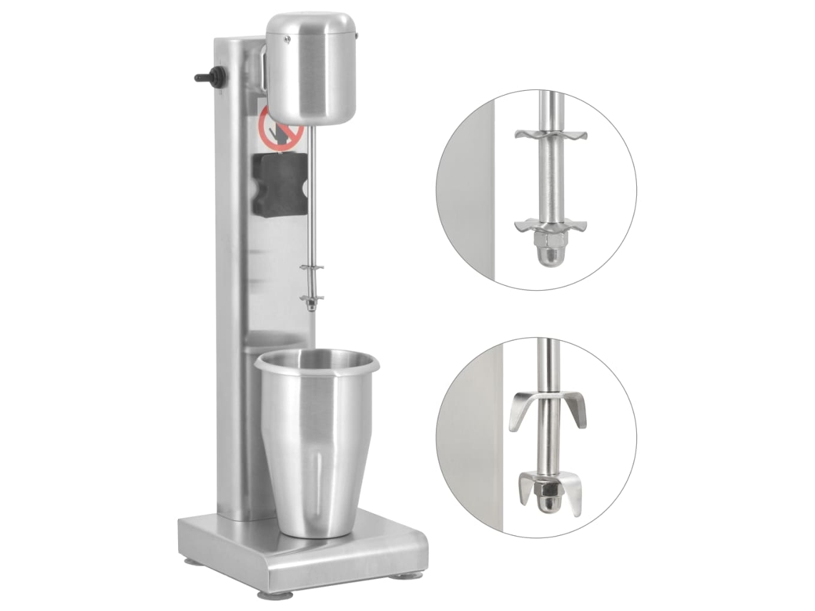 Milkshake Mixer, Milkshake Mixers Vidaxl Prateado Aço Inoxidável