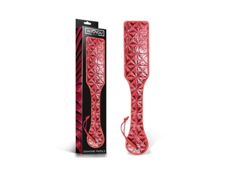 Padle de Couro XYTRONIC Vegan Diamond Line (Vermelho)