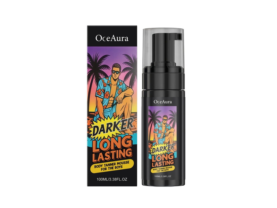 Mousse Bronzeador Oceaura Natural Brilho Verão