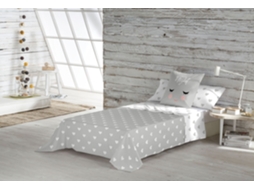 Lençol de Cima com Fronha Cama 105 Algodão Extra Macio Feito na Espanha Corazones COOL KIDS