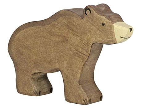 Figuras de Ação HOLZTIGER Madeira - Amarelo - 15 x 2,8 x 11 cm)