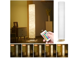 Lâmpada de chão led AC110/220V, 14W, com controle, 16 cores, 5 níveis de brilho | S/MARCA