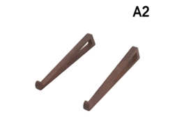 Suporte de Madeira para Laptop com Design Triangular Ergonômico, Ideal para Mesas. AQUAFORGE