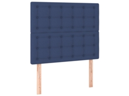 Cabeceira Azul 90x5x118/128 Cm Tecido MAISON EXCLUSIVE