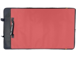 Bolsa de ferramentas com rodinhas de grande capacidade, feita de tecido Oxford 600D, ideal para eletricistas, reparos domésticos e outros profissionais.