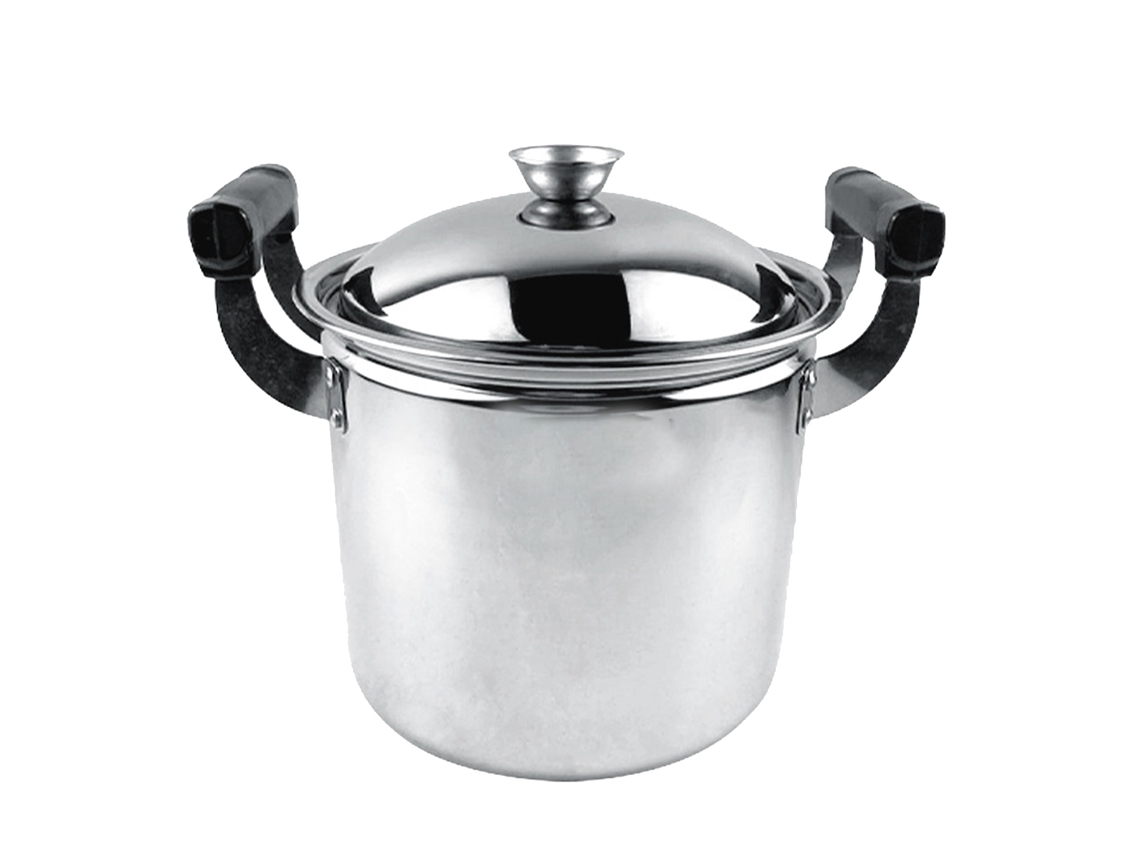 Pan de aço inox para cozinhar em indução LAXISCREED, 22cm