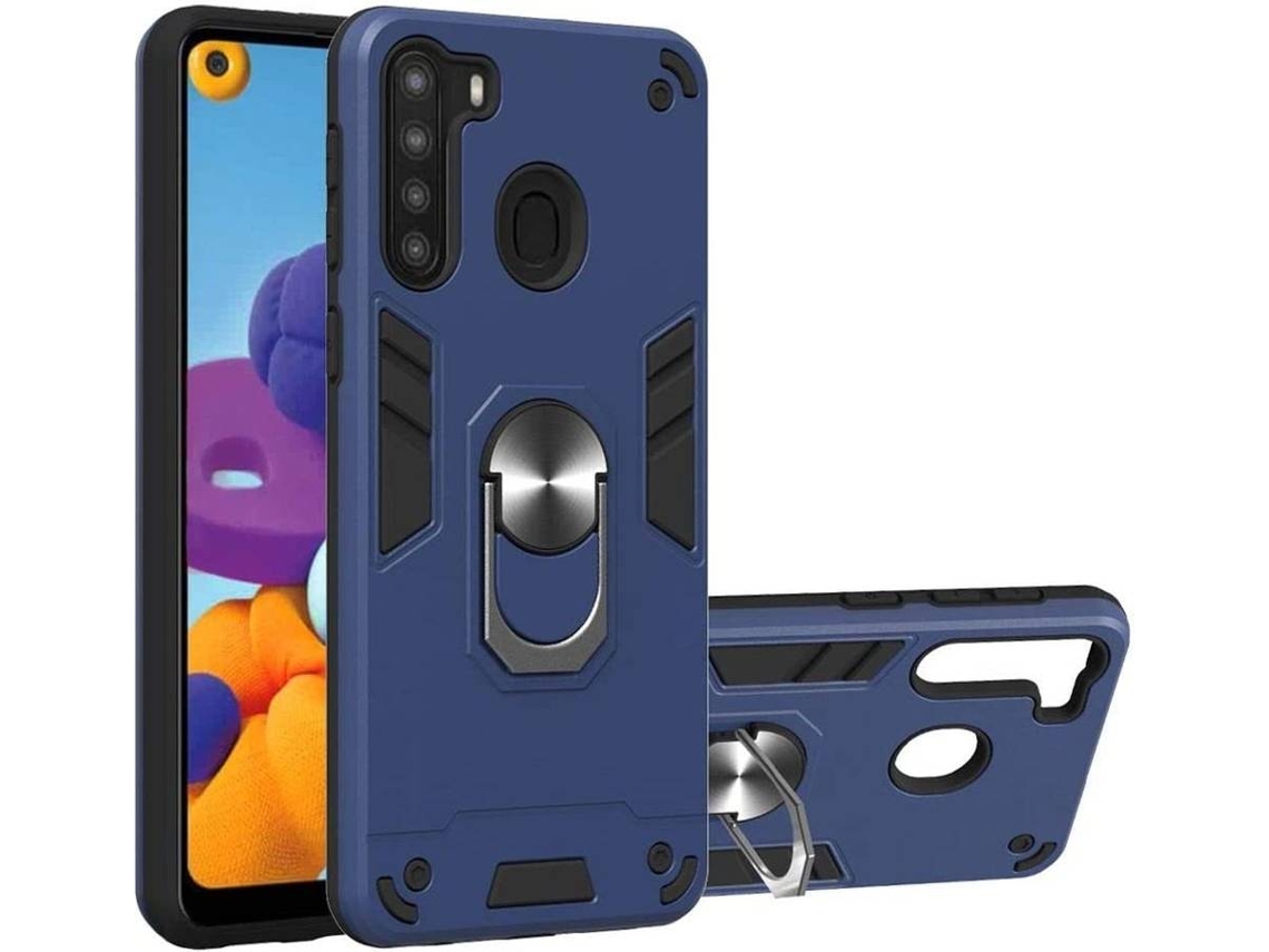Capa Samsung Galaxy A21 HONGWE. Robusta Azul