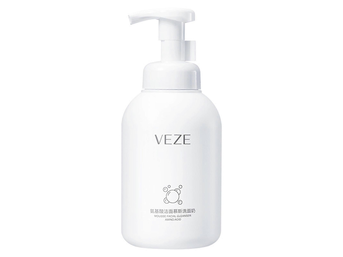 Espuma De Limpeza Facial Hidratante Com Aminoácidos, 450ml, Controle Da Oleosidade, Limpeza Profunda, Cravos E Ácido Hialurônico.
