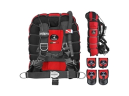 Colete Fly Tech Vermelho Ldive System