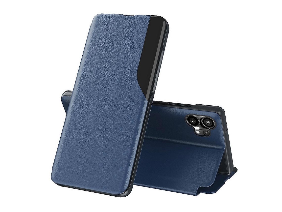Capa De Couro Para Celular Nohing Phone 1 Attraction Flip Holder