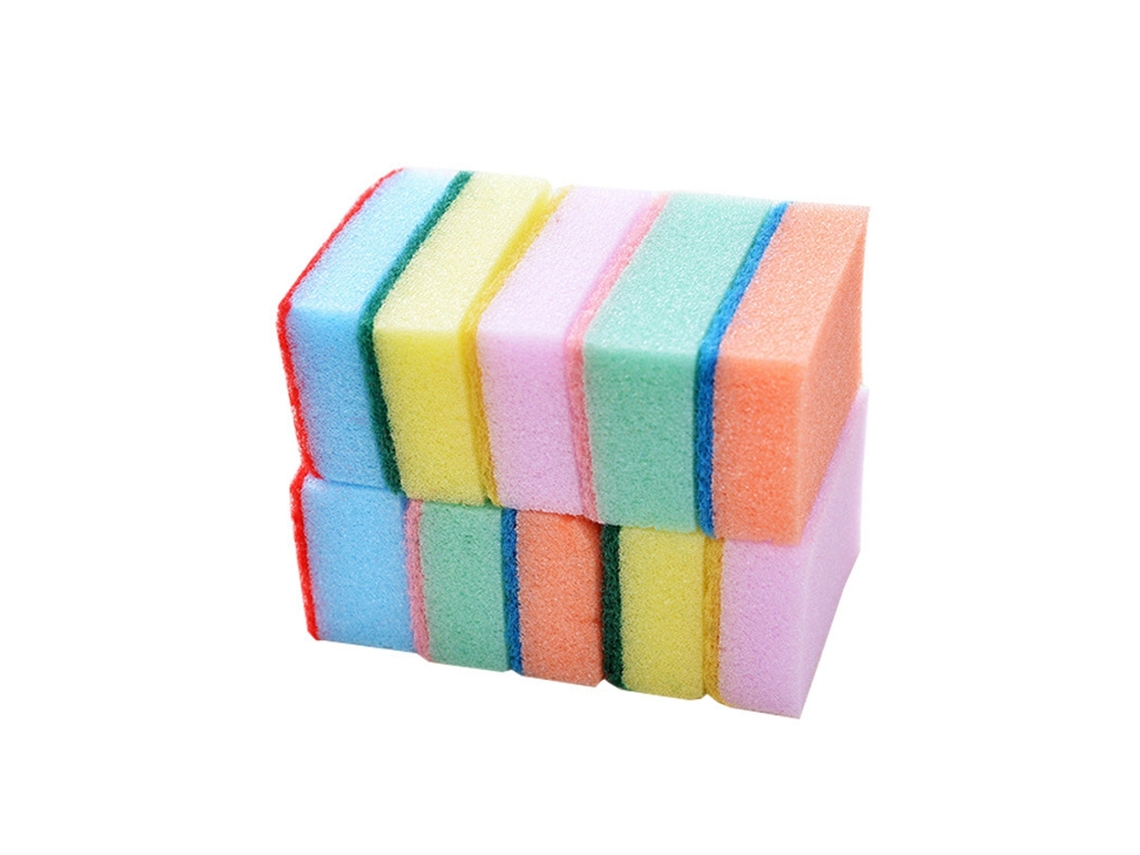 10pcs/set Esponja de Limpeza Durável para Cozinha S/MARCA