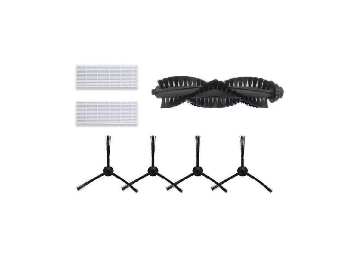 Para Kits De Substituição Para Aspirador De Pó Robô Ilife A4s Filtro Hepa Escova Principal Escovas Laterais Brilvibera
