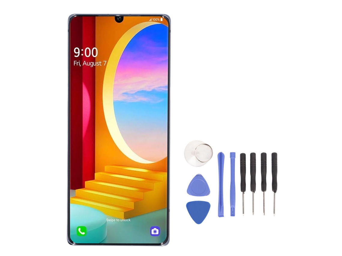 Aetheria tela Lcd com Touch Digitizer e Leitor de Impressão Digital para Velvet 5g Cinza