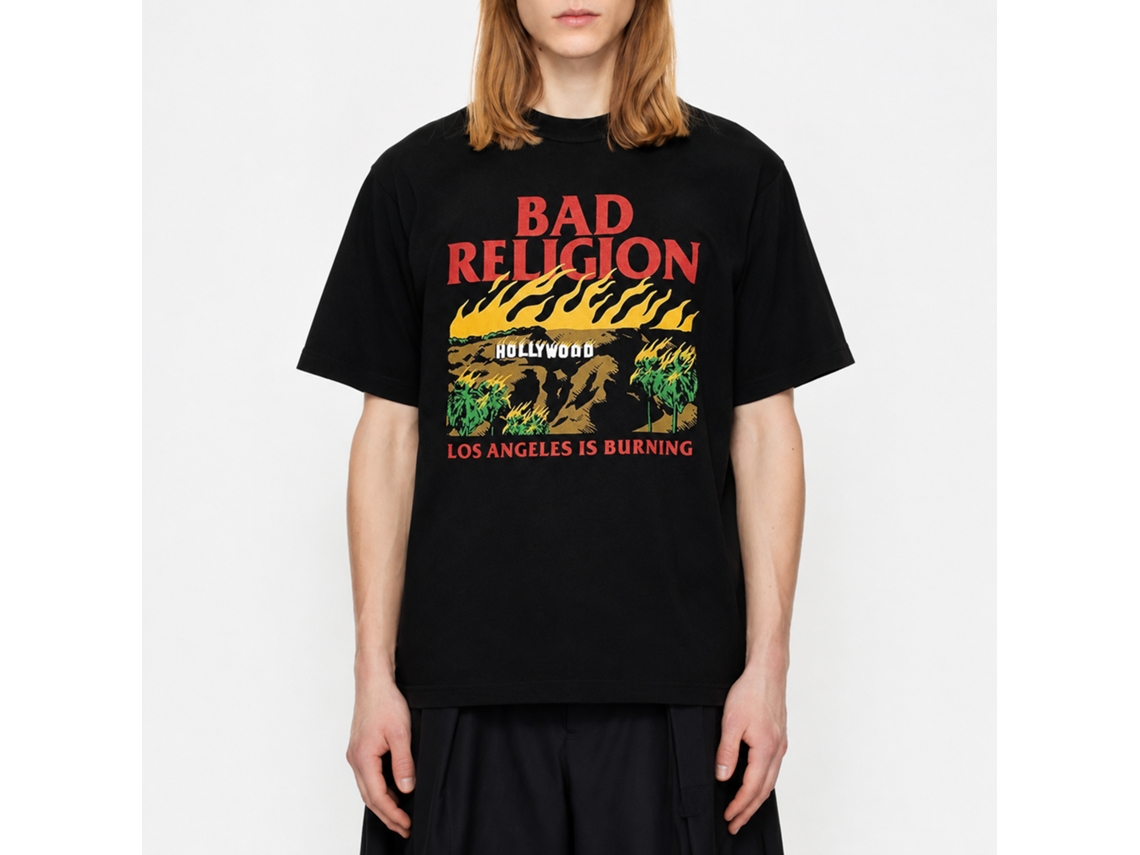 Bad Religion Burning T-shirt Unisex Adults Size:xl