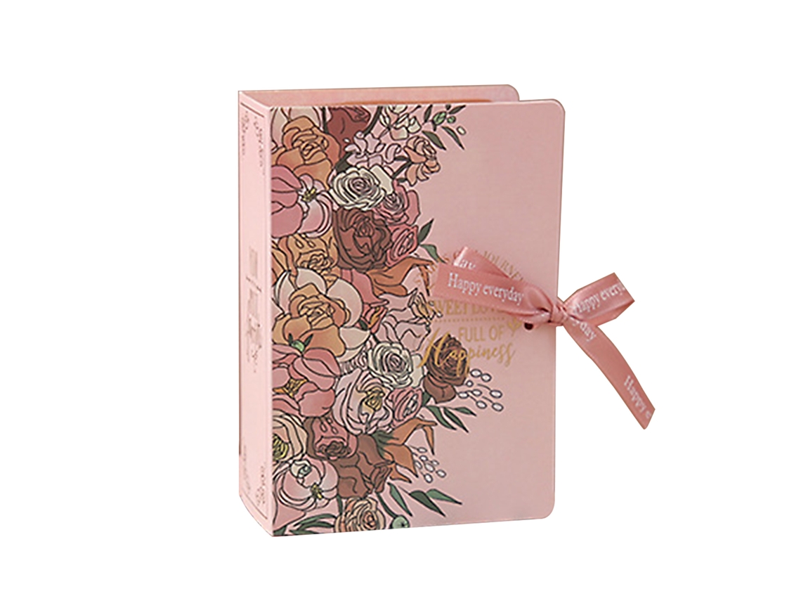 Caixa De Doce Em Forma De Livro Da Laxiscreed Para Casamentos - Lembranças Personalizadas (mínimo 50 Unidades)