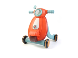 Robinol Baby Walker 43X45X52 Cm Passos De Primeira Etapa Com Bloco De Roda Laranja Com Luz Com Luz