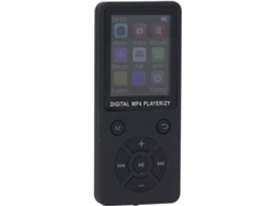 Leitor de MP3/MP4 de 32 GB, tela de 32 GB, alto-falante, gravador com áudio HiFi sem perdas, reprodução de voz, 1 livro, 8 entradas.