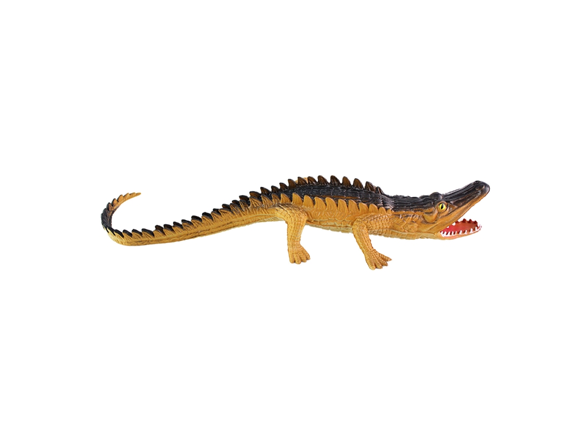 Primerox brinquedo de Crocodilo para Crianças com Som Eco friendly Portátil Alivio de Estresse Marrom