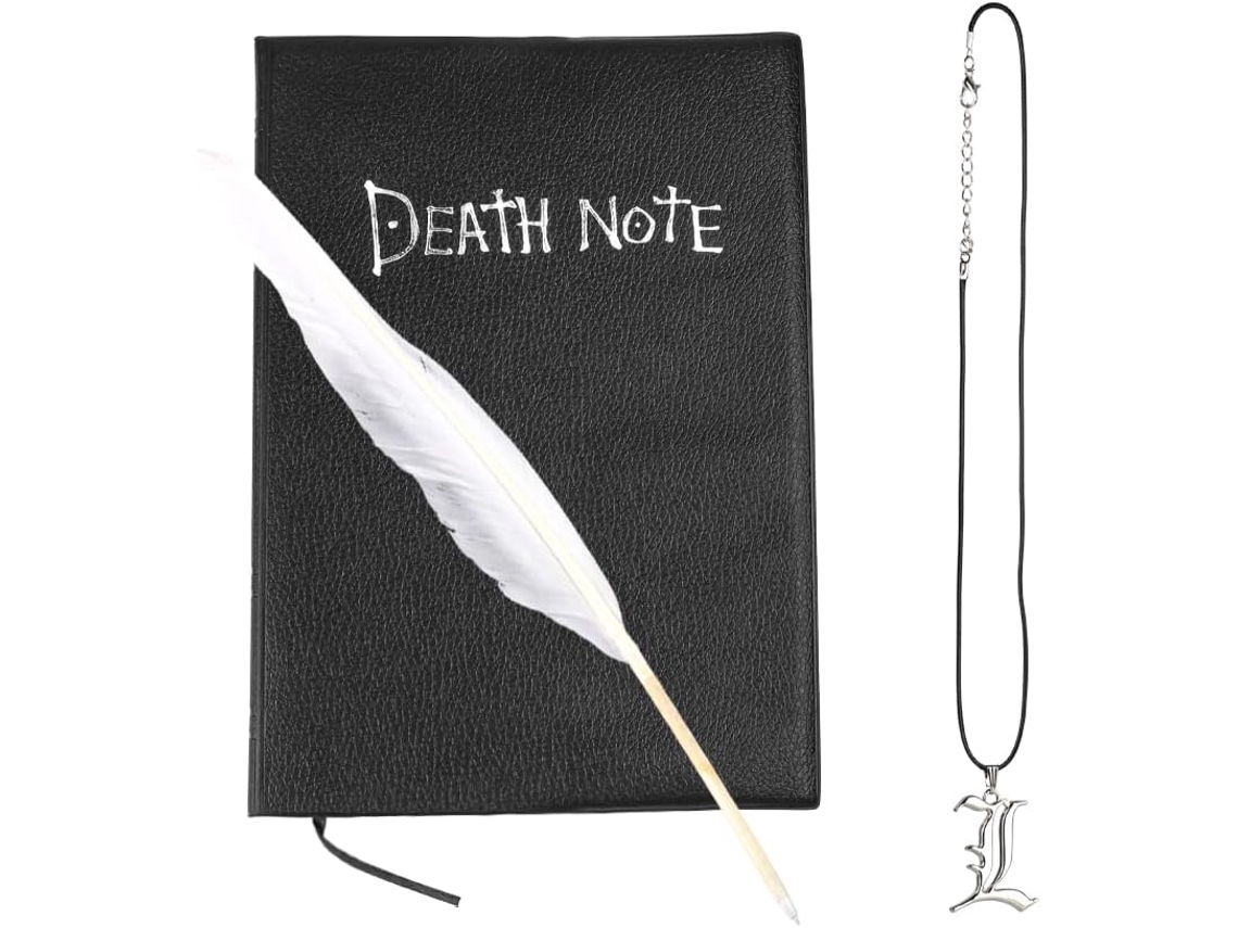Caderno Temático De Anime, Acompanha Colar E Pena